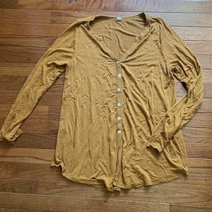 Pinkblush button up maternity shirt